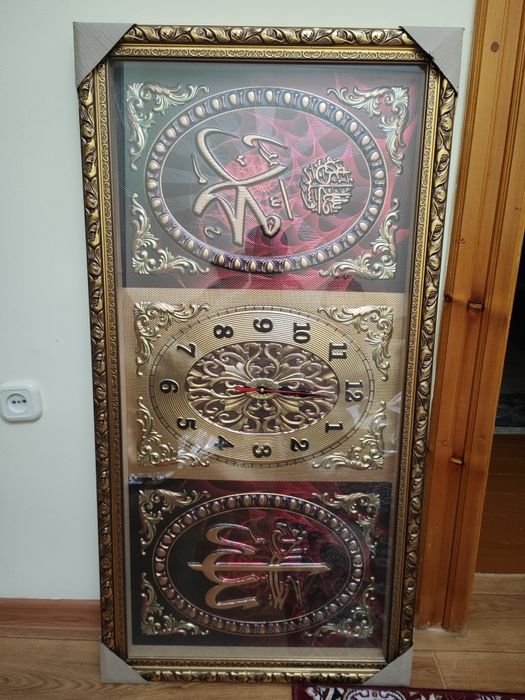 Настенные часы картина большой 115х60 см