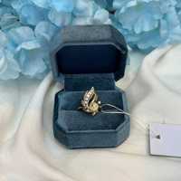Золотое кольцо с жемчугом AU585 / Ломбард
