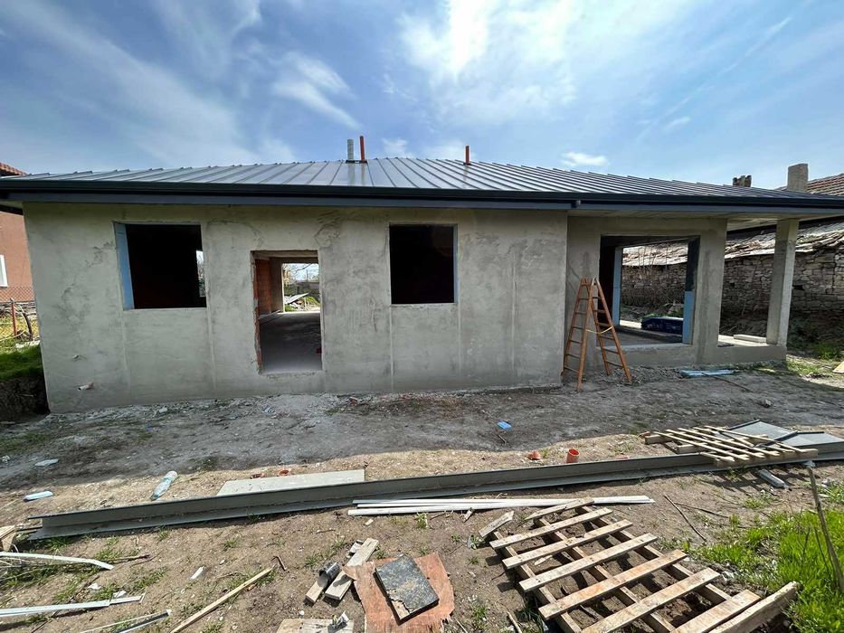 Машинни мазилки - турбозол,  (монофазна машина)