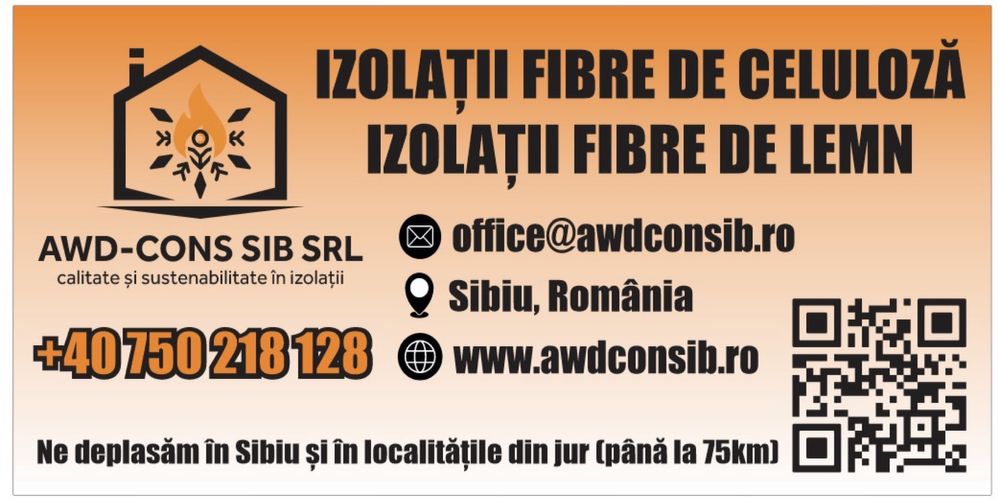 Izolatii celuloza Sibiu