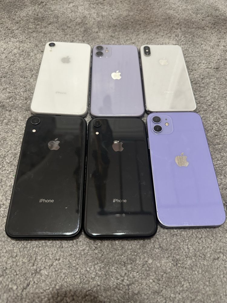 Iphone XR. Iphone 11.  Iphone 12