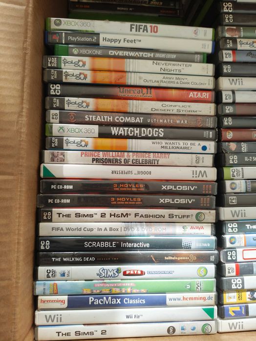 Игри дискове за PC компютър и филми и конзоли ЛОТ