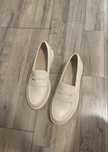 Mocasini damă crem