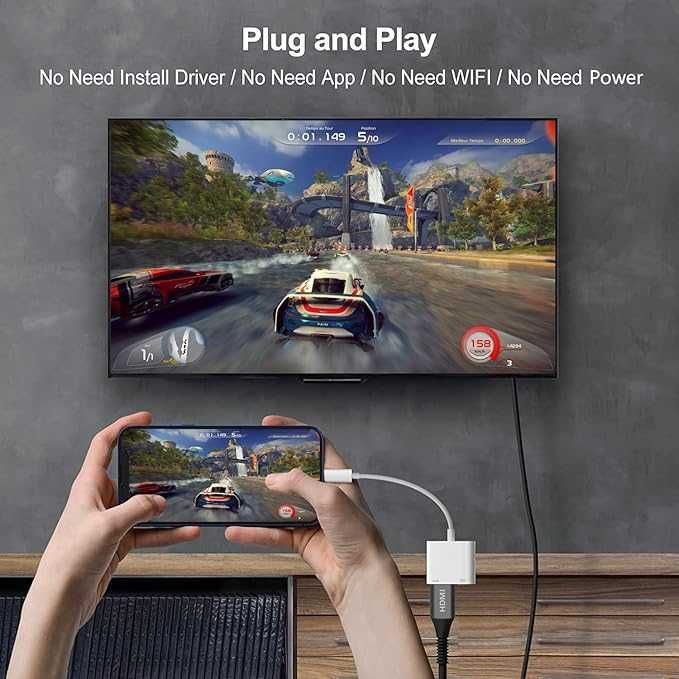 Оригинален Apple Lighting адаптер към HDMI