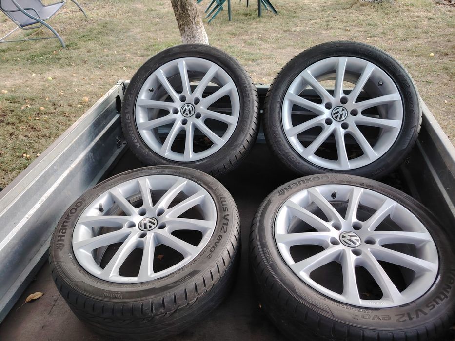 Vand jante AL/17  VW, cu anvelope vara, Hankook 235/45/17