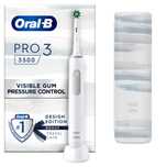 Periuta de dinti electrica Oral-B Pro 3 3500, Curatare 3D, Alb