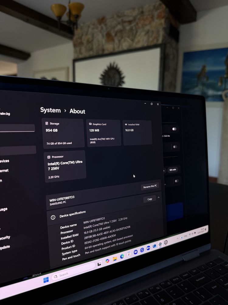 КАТО НОВ Samsung Galaxy Book 5 Pro 360 1TB