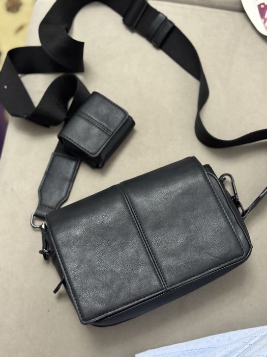 Барсетка Zara. Натуральная кожа