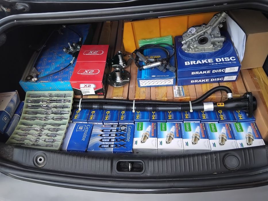 Plăcuțe frână, arcuri, filtru ulei, Cielo, Espero, Nubira, Leganza.