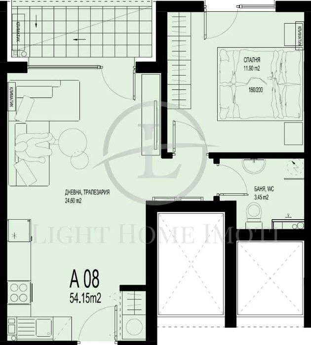 Продава се Двустаен апартамент в Пловдив, Христо Смирненски - 71 кв.м за 1313 €/кв.м - Снимка #5