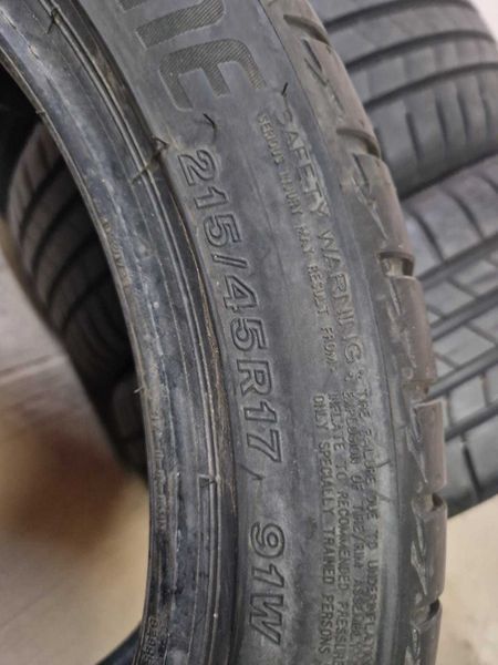 3 Bridgestone R17 215/45/ 
демо летни гуми
DOT0322