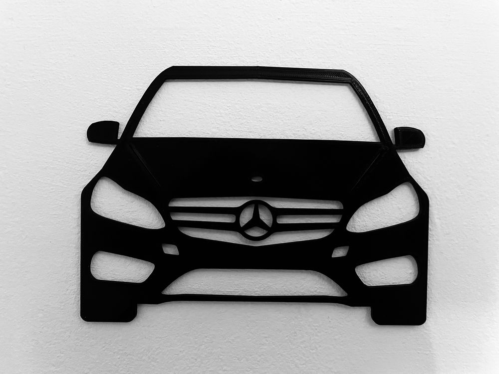 Decorațiune de perete printată 3D Mercedes-Benz E-Class