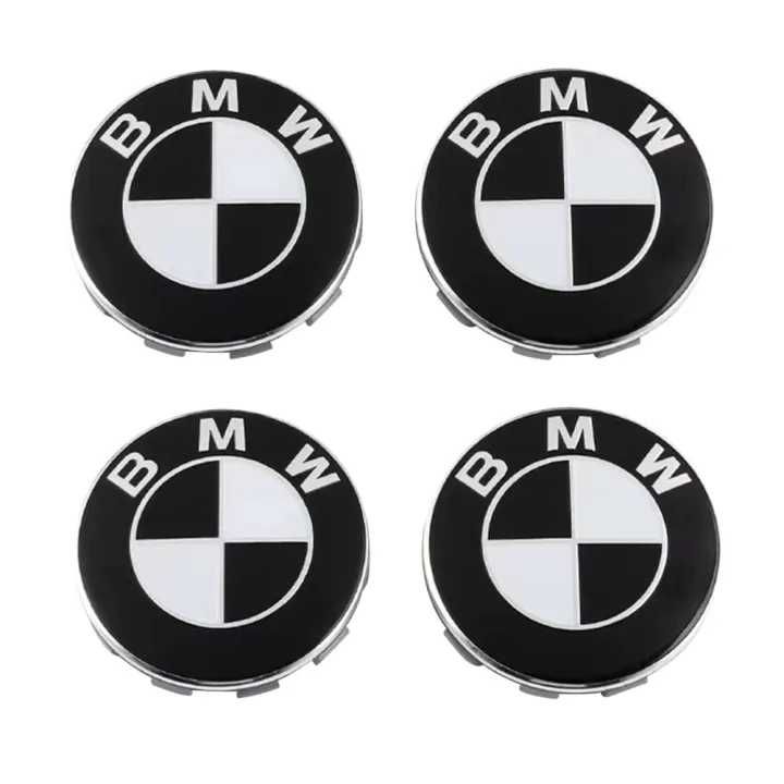 Set 4 Embleme Jante BMW 56mm 60mm 68mm Diferite Culori, Capace Roti