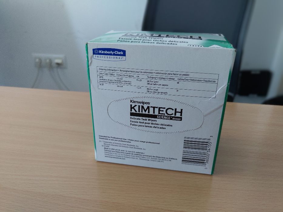 Безвлакнести кърпички Kimwipes Kimtech