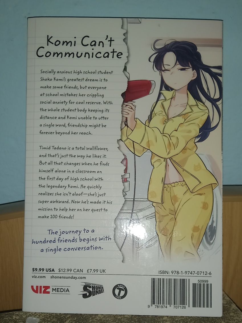 Manga Komi-san can't communicate vol.1