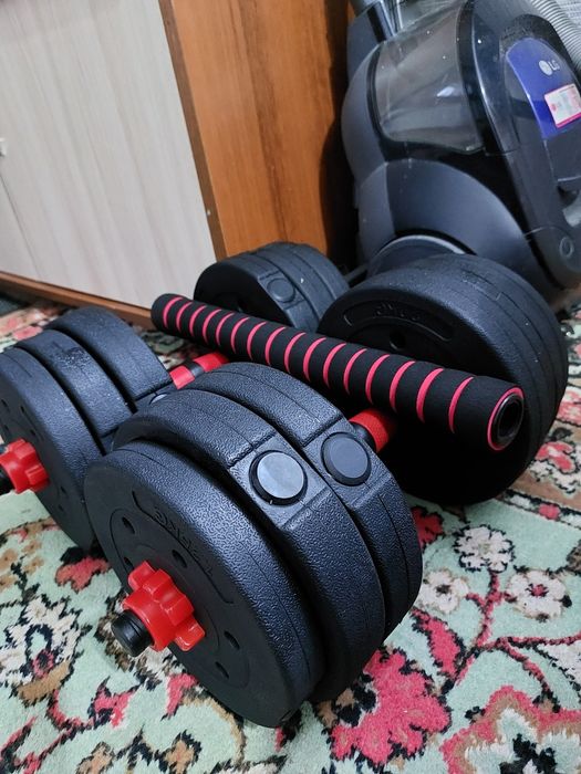 Продам гантели  30кг  новые!