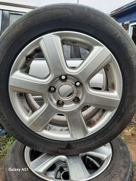 Ляти джанти с гуми 5×112,16цола, фолксваген