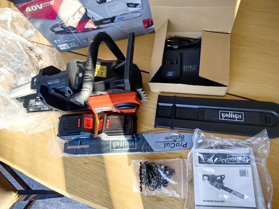 Продавам акумулаторна резачка Scheppach BCHS350-20Li PROS DUO и Schepp