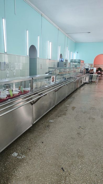 Линия раздачи для столовой целиком. Год выпуска 2008.