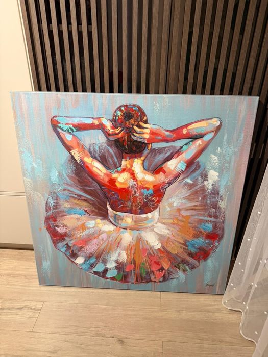 Tablou Balerina Mobexpert 100x100