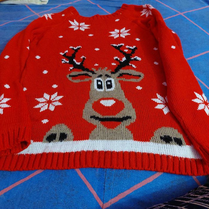 Pulover Crăciun  cu ren
