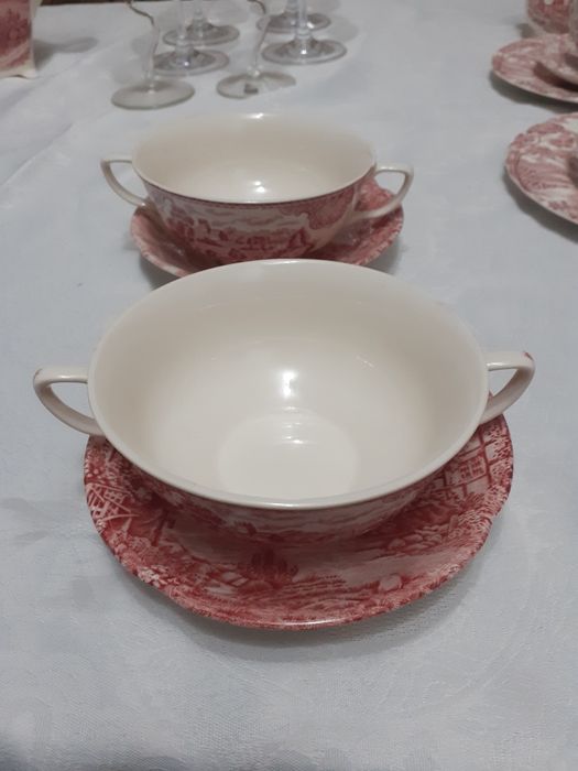 Set cești mic dejun porțelan vechi de colecție anglia