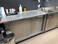 Masa inox cu blat granit sau polietilena, CONFECTIONAM LA CERERE