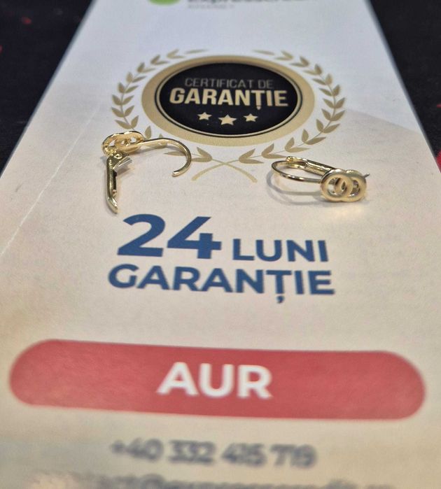 Cercei pentru copii de aur (AG32 B27681.1) 2 ANI GARANTIE!