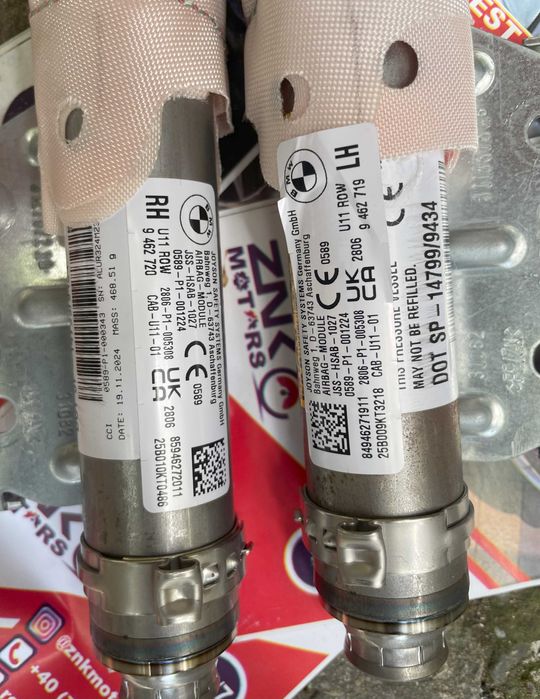 BMW X1 / X2 plansa de bord HUD airbag volan pasager cortine - centuri