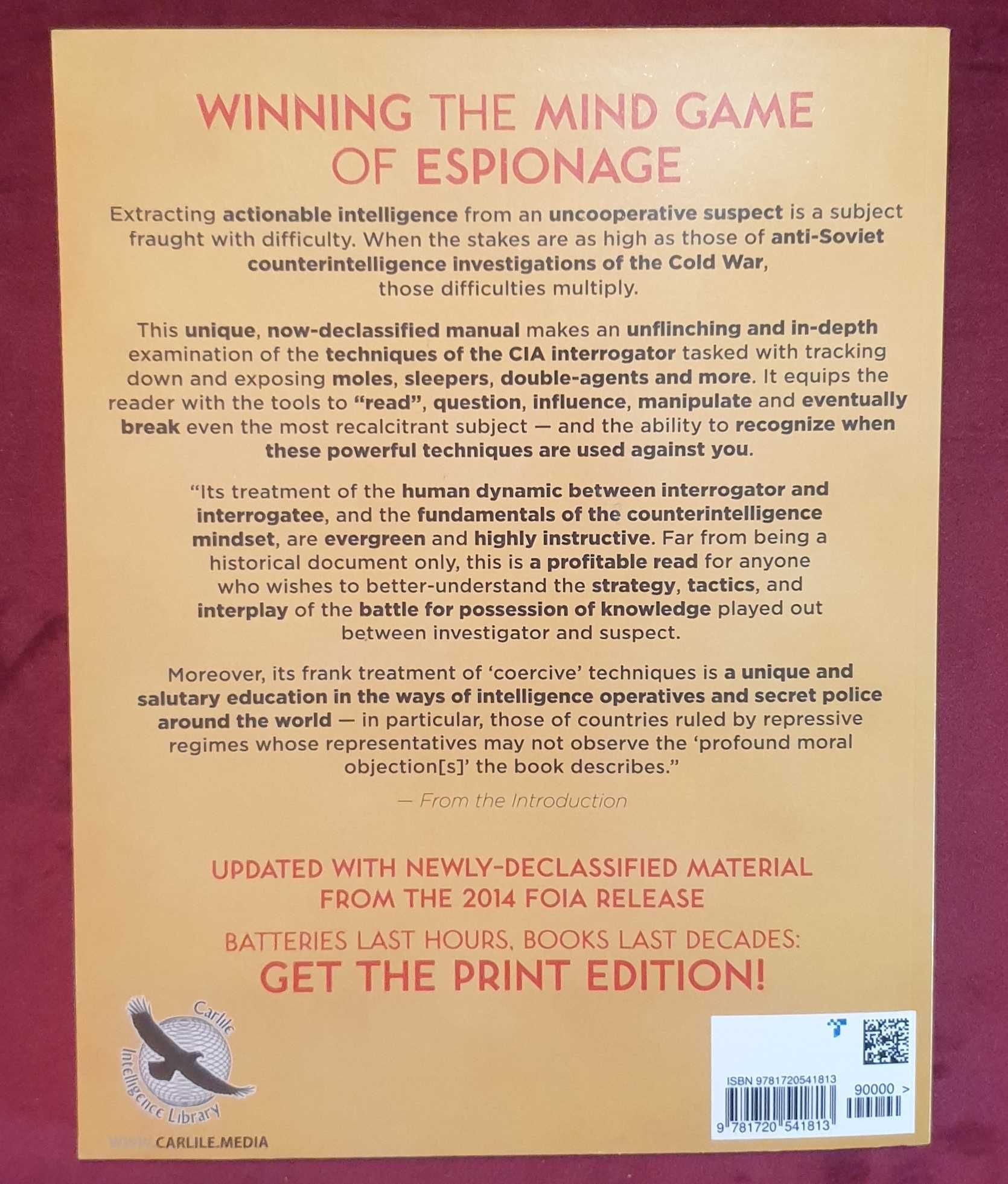 The Official C.I.A. Interrogation & Manipulation Manual