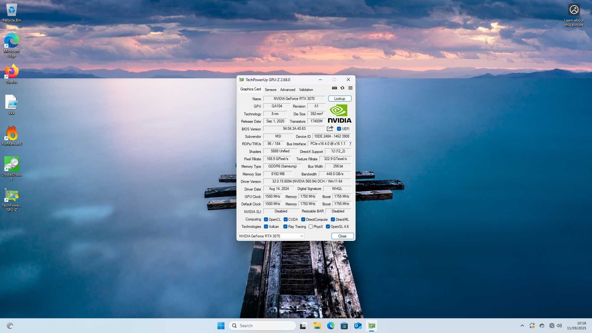 Мощен гейминг компютър с Ryzen 5 5600X + RTX 3070, 16GB RAM и NVMe SSD