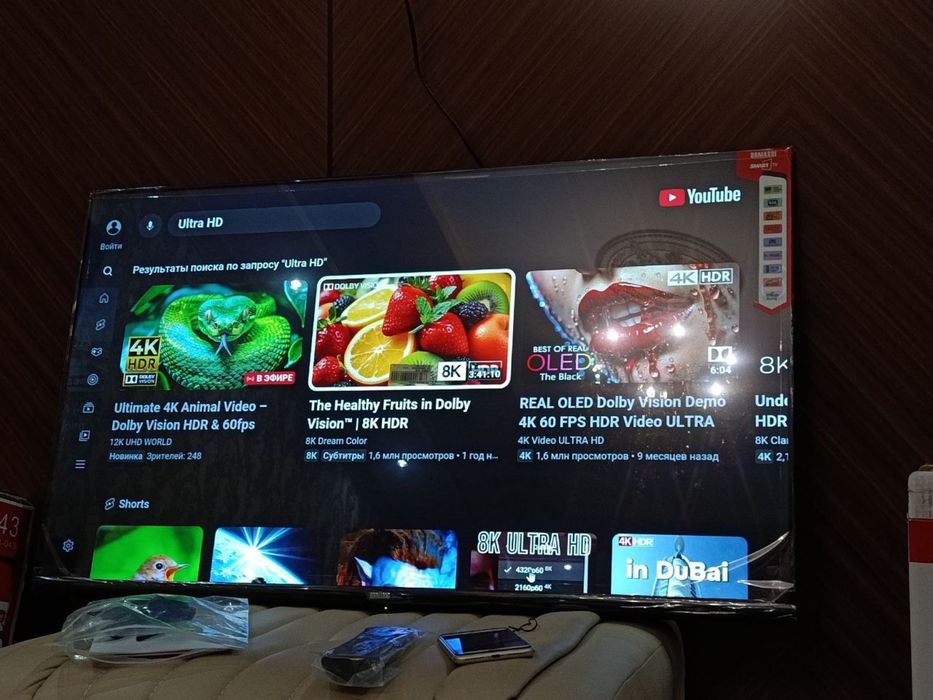 43 talik smart tv Super narxda sotiladi