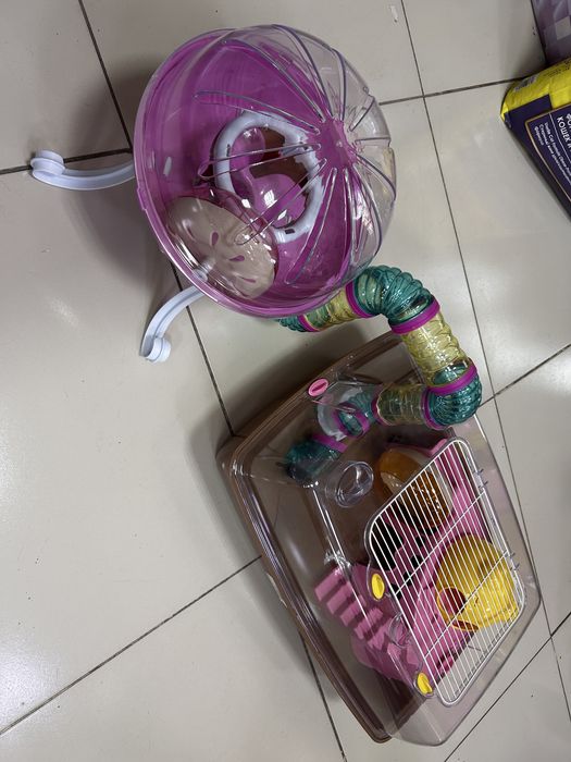 Большая клетка с лабиринтом