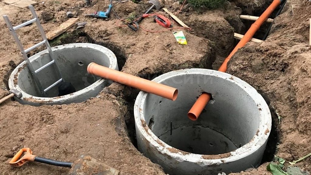 Землянные работы установка септика