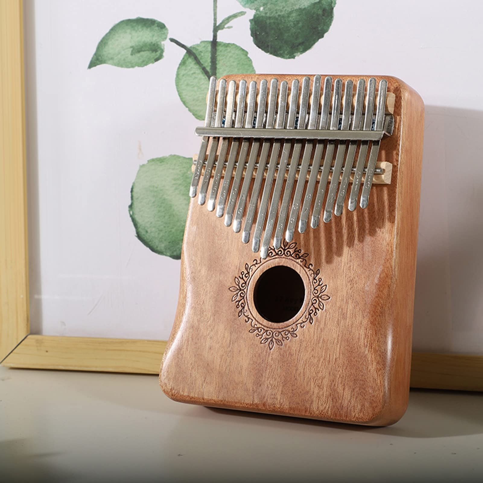 Преносимо пиано Kalimba със 17 клавиша за пиано с пръсти и аксесоари
