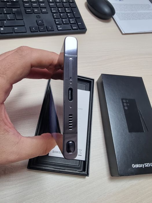 Samsung S23 Ultra 256Gb - Phantom Black - ca nou + Smartwatch optional