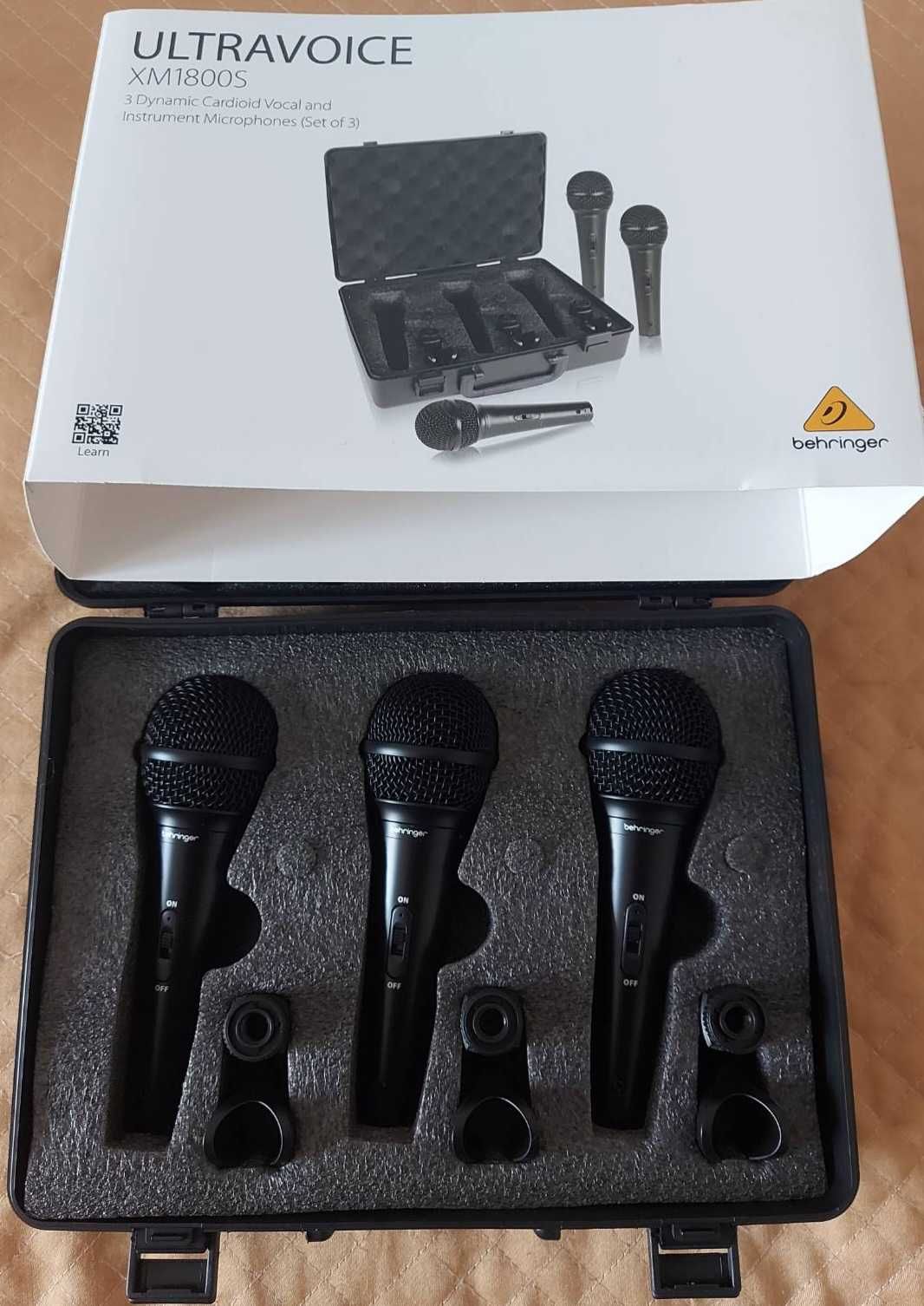 3бр Микрофони Behringer! 
ЧИСТО НОВИ !