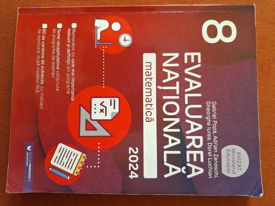 Matematica. Evaluarea Nationala 2023. Clasa a VIII-a, Gheorghe Iurea
