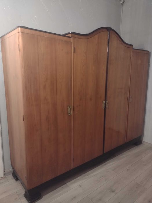 Set șifonier, dulap și cadru de pat fara somiera Retro/Vintage