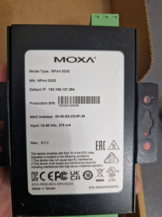 Convertor Moxa NPort 5232