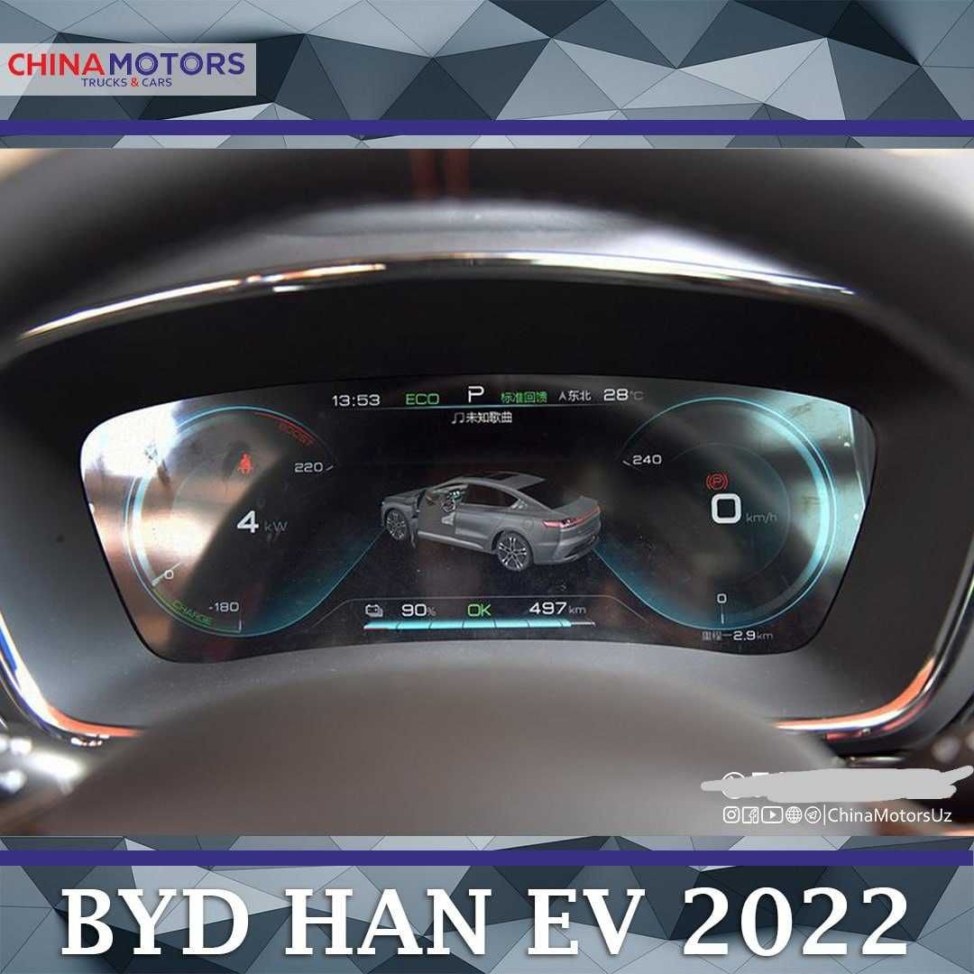 BYD Han 715 km Flagship 2022 yilning eng kop sotilgan moshinasi