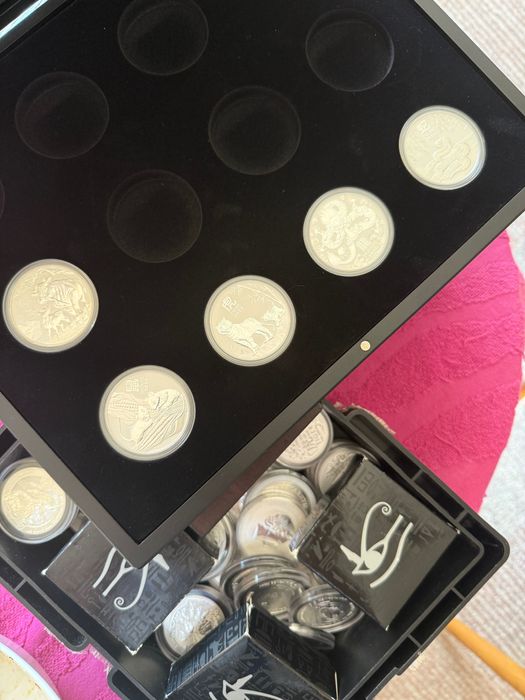 Инвестиционно сребро. Различни колекции лимитирани - Лунар, и други