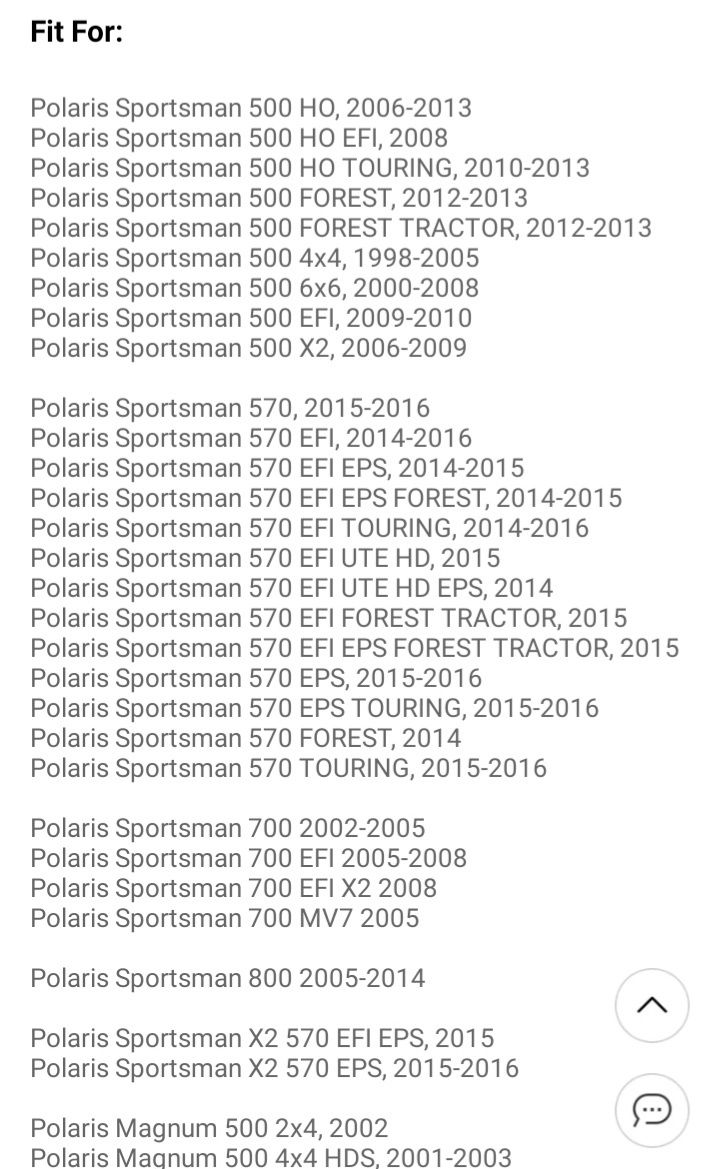 Capete bara atv polaris