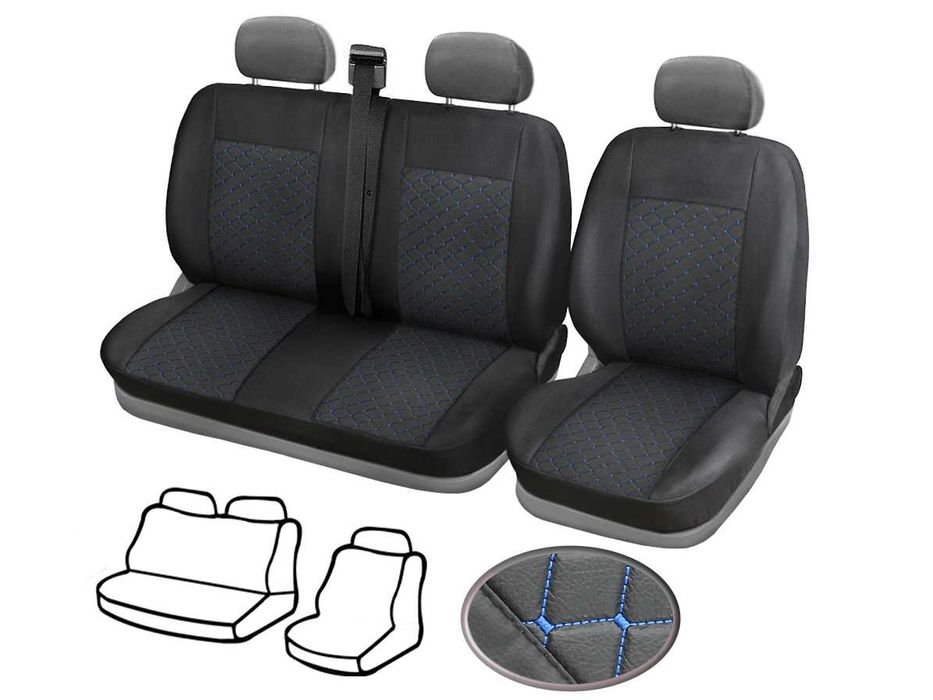 Кожена Тапицерия за Peugeot Boxer 2006 -2020/ Пежо Боксер 2+1 10 цвята