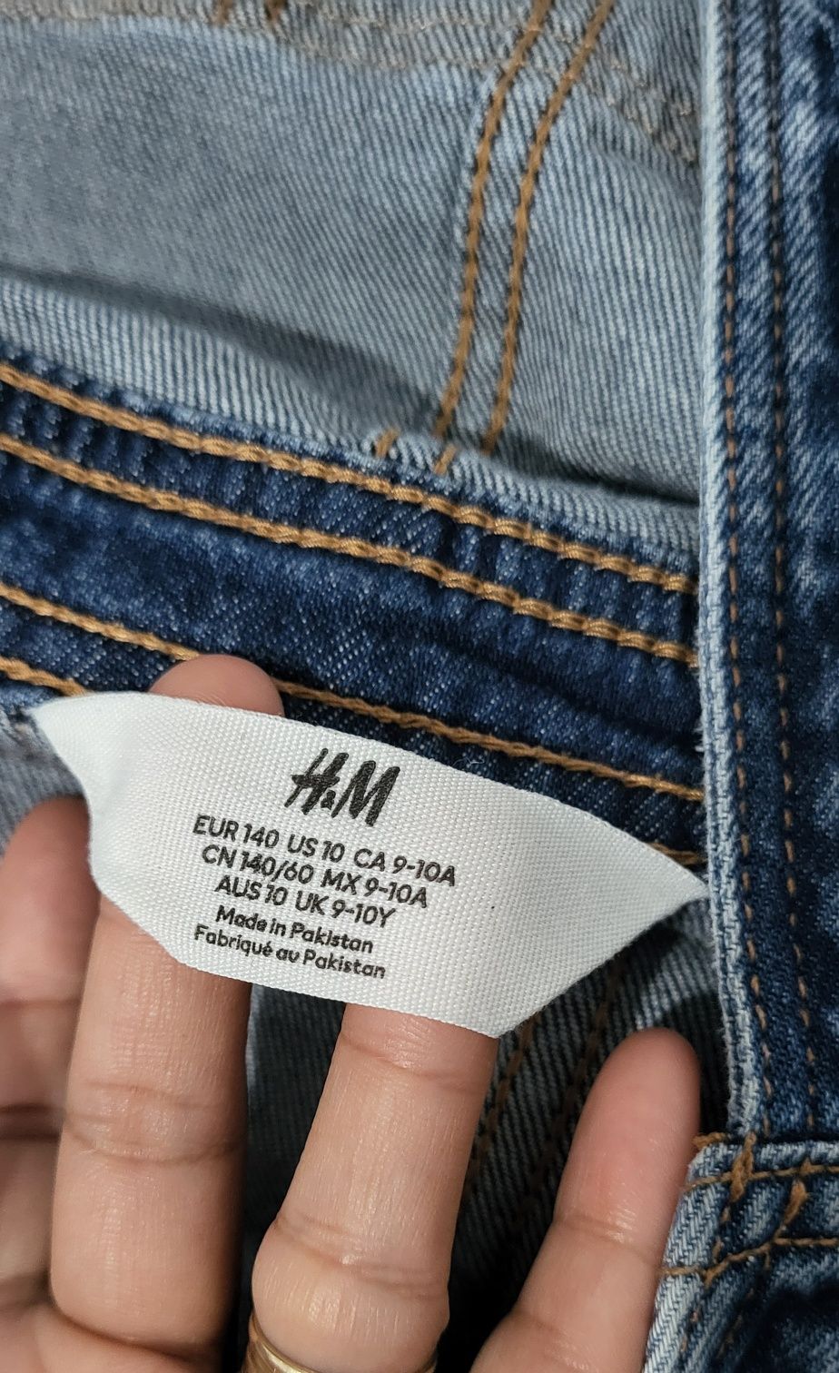 Salopeta denim h&m mar.140 50lei