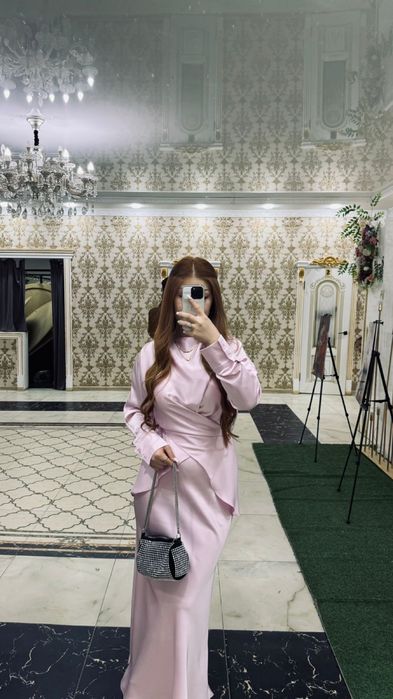 Платье новый розовый двойка