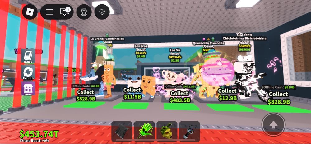 Аккаунт Steal a brainrot