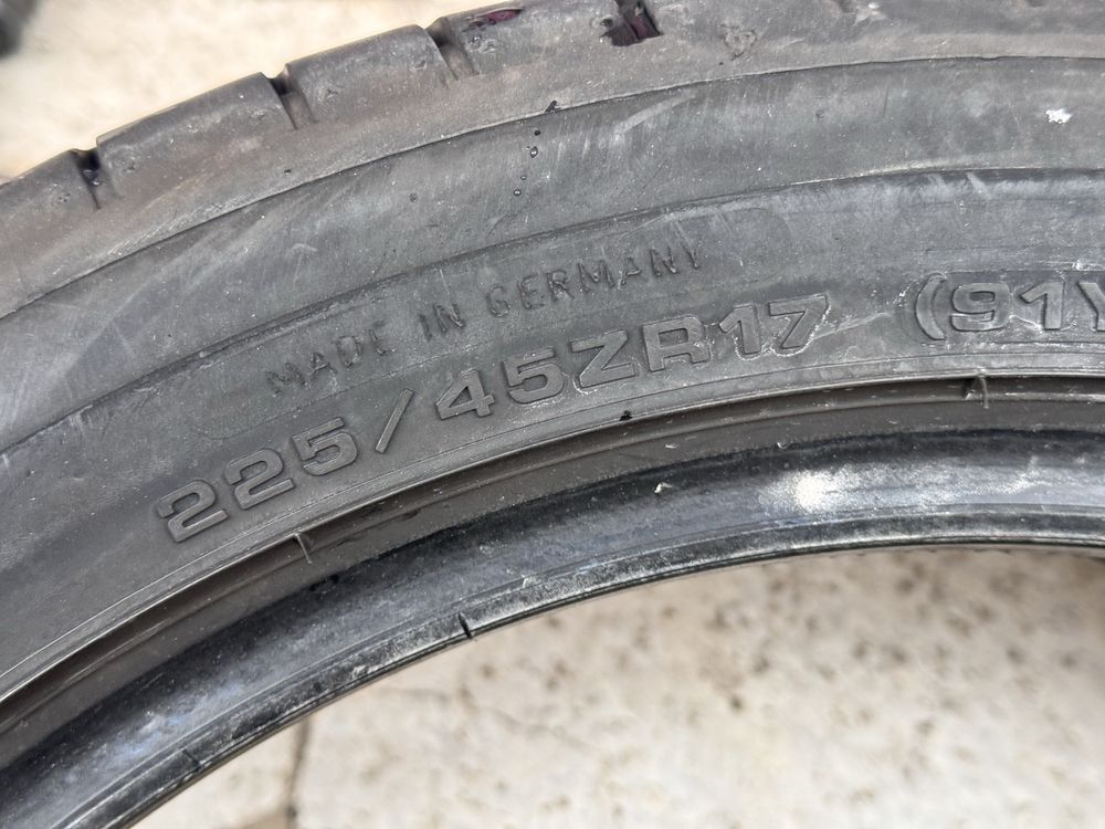 225/45/R17 Dunlop Sport 2бр летни  dot1019 7мм