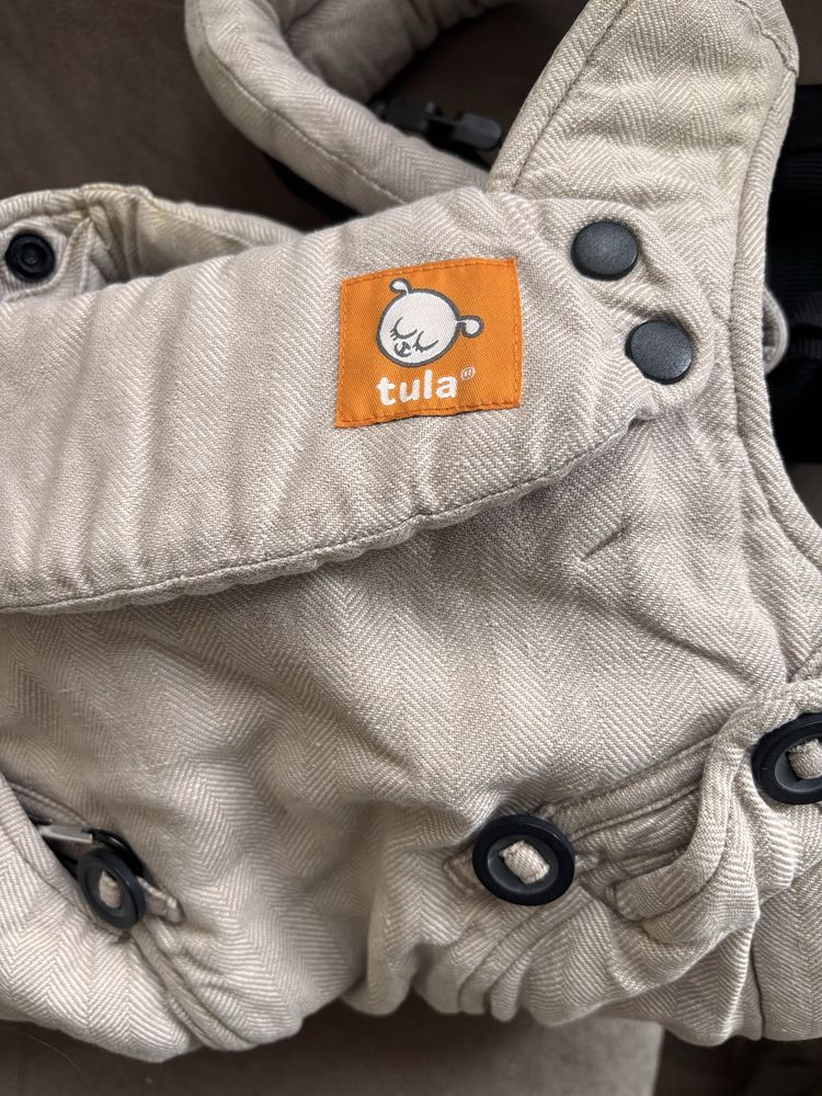 Ленена Раница за бебеносене Tula explore baby carrier