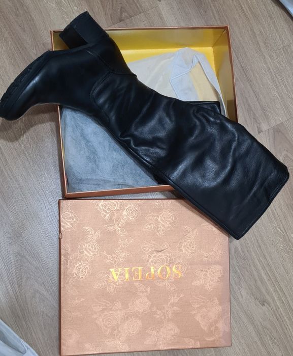 Сапоги кожанные 39р